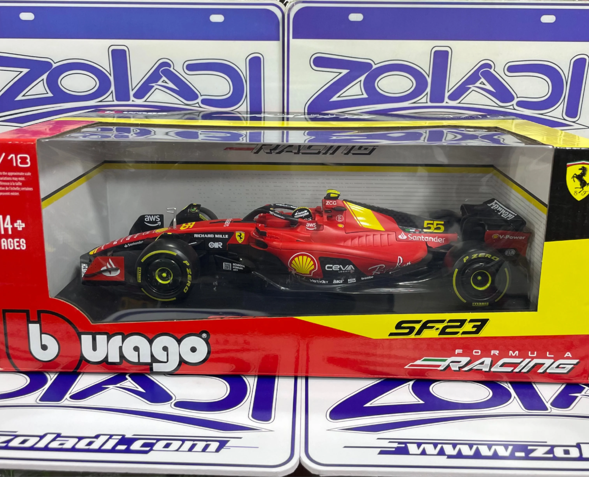 16812 1/18 CARLOS SAINZ SF23 #55 FERRARI BURAGO F1
