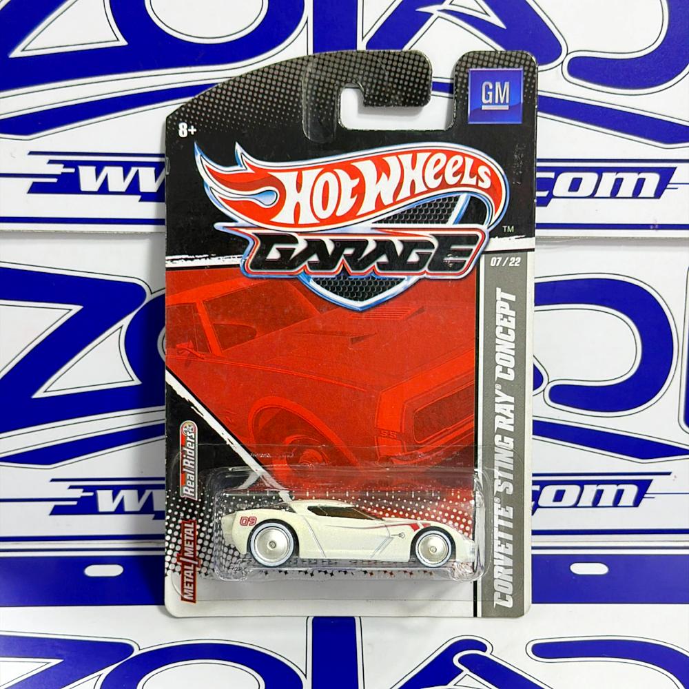 T8279 CORVETTE STINGRAY CONCEPT HOTWHEELS GARAGE