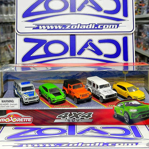 T0819 SET MAJORETTE 4X4