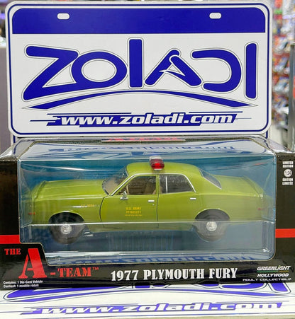 84103 PLYMOUTH FURY 1/24 GREENLIGHT