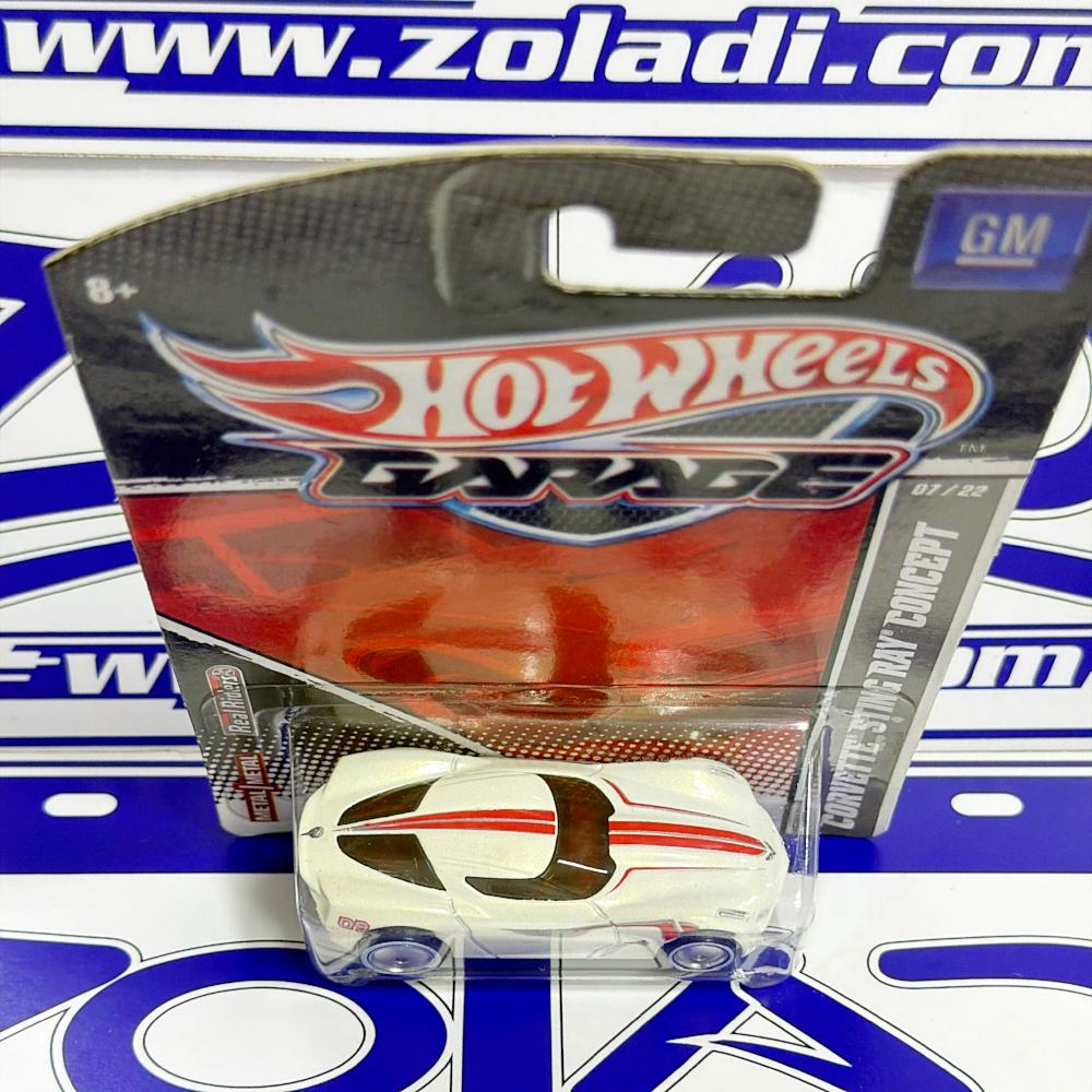 T8279 CORVETTE STINGRAY CONCEPT HOTWHEELS GARAGE