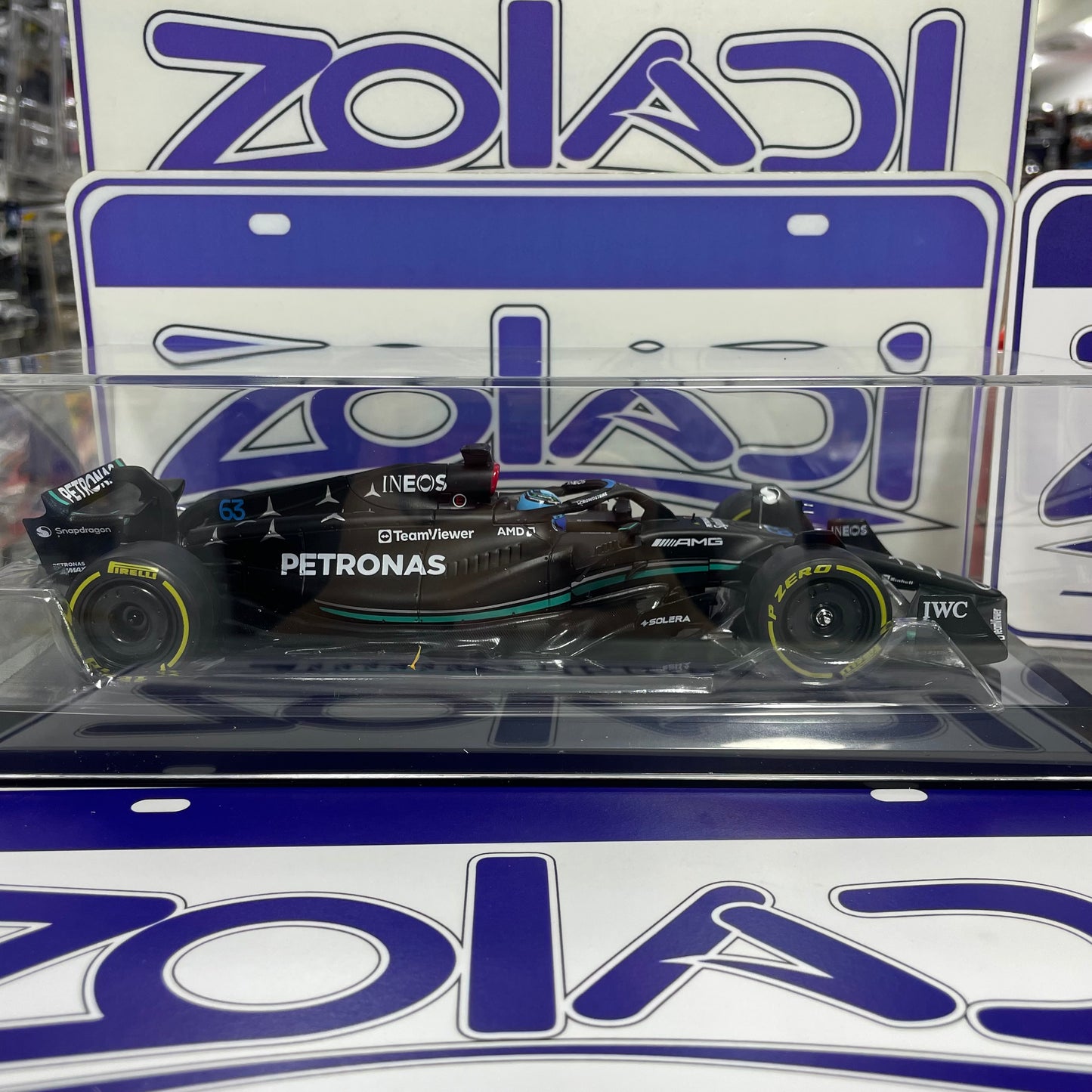 02508 MERCEDES AMG F1 W14 #63 GEORGE RUSSELL 1/24 BUGAGO