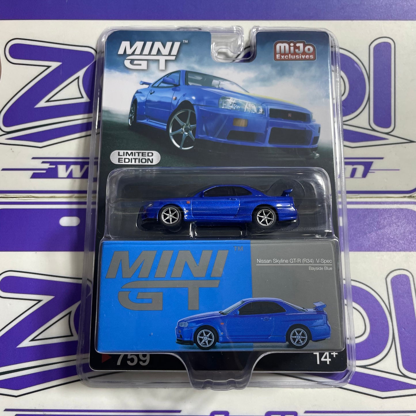 759 MINI GT Nissan Skyline GT-R (R34) V-Spec