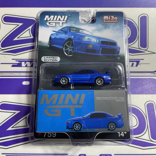 759 MINI GT Nissan Skyline GT-R (R34) V-Spec
