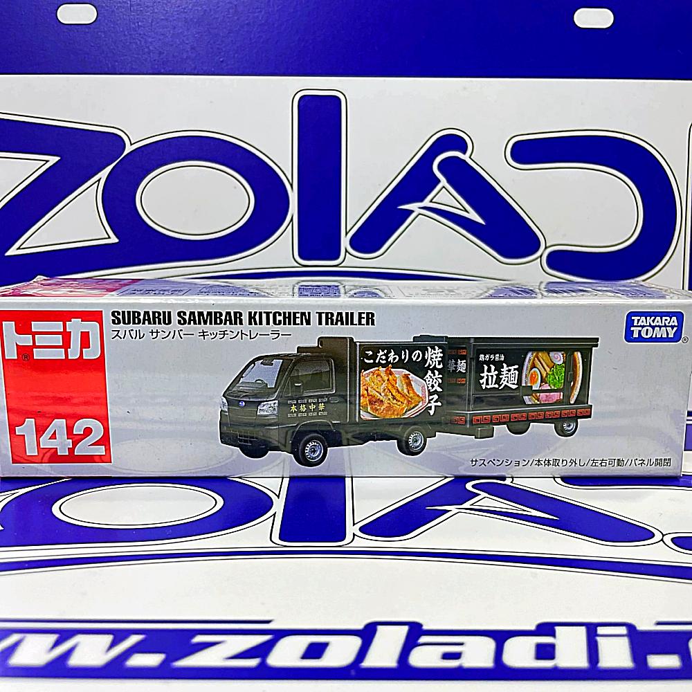 TOMICA SUBARU SAMBAR KITCHEN TRAILER