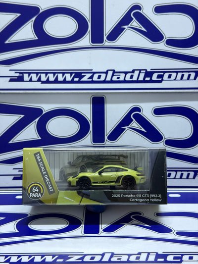 2025 PORSCHE 911 GT3 992.2 CARTAGENA YELLOW PARA64