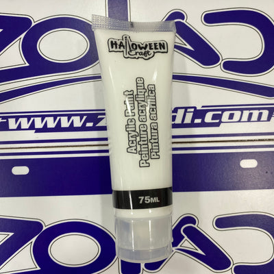 Blanco Pintura Acrílica 75 ml | Secado Rápido, Alta Cobertura, Pintura de Arte y  Manualidades.