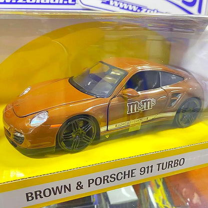 34624 BROWN & PORSCHE 911 TURBO 1/24 JADA