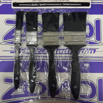 SET DE 4 BROCHAS O PINCELES NYLON