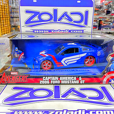 PROMO DEL DÍA 31187 CAPTAIN AMERICA Y FORD MUSTANG GT 1/24