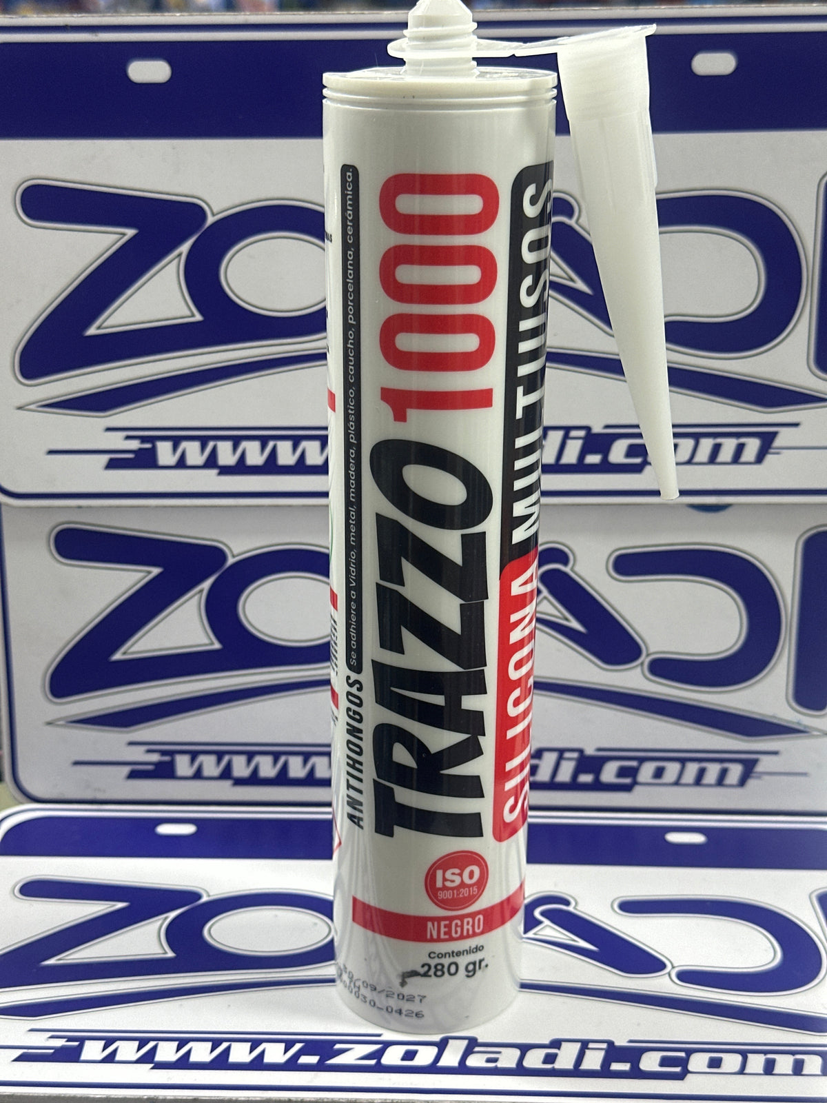 TRAZZO 1000 SILICONA MULTIUSOS NEGRO