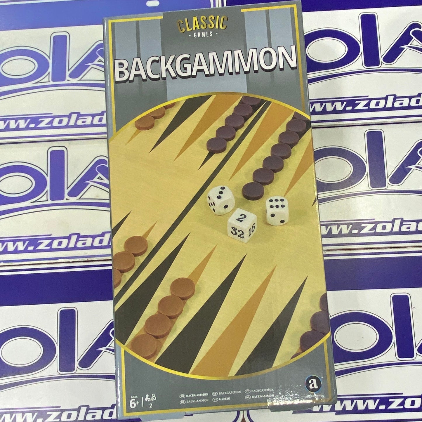 BACKGAMMON JUEGO DE MESA