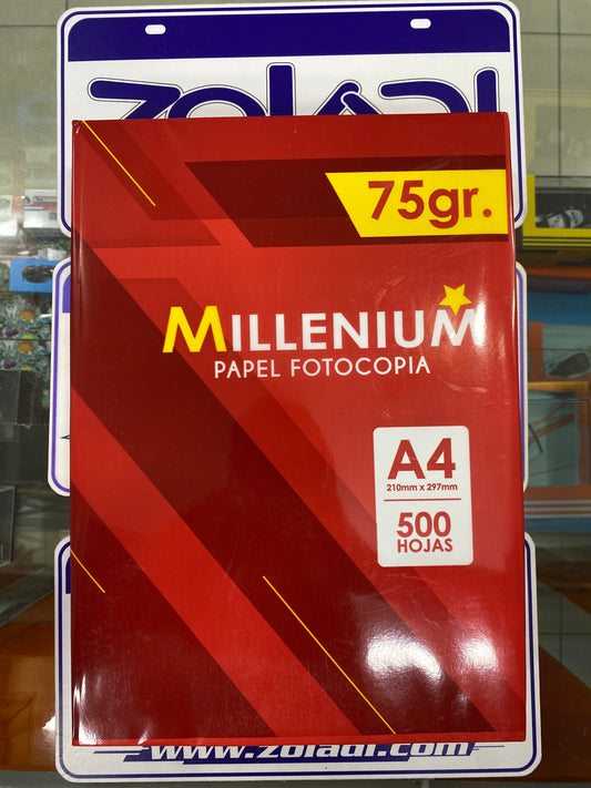 500 HOJAS A4 MILENIUM