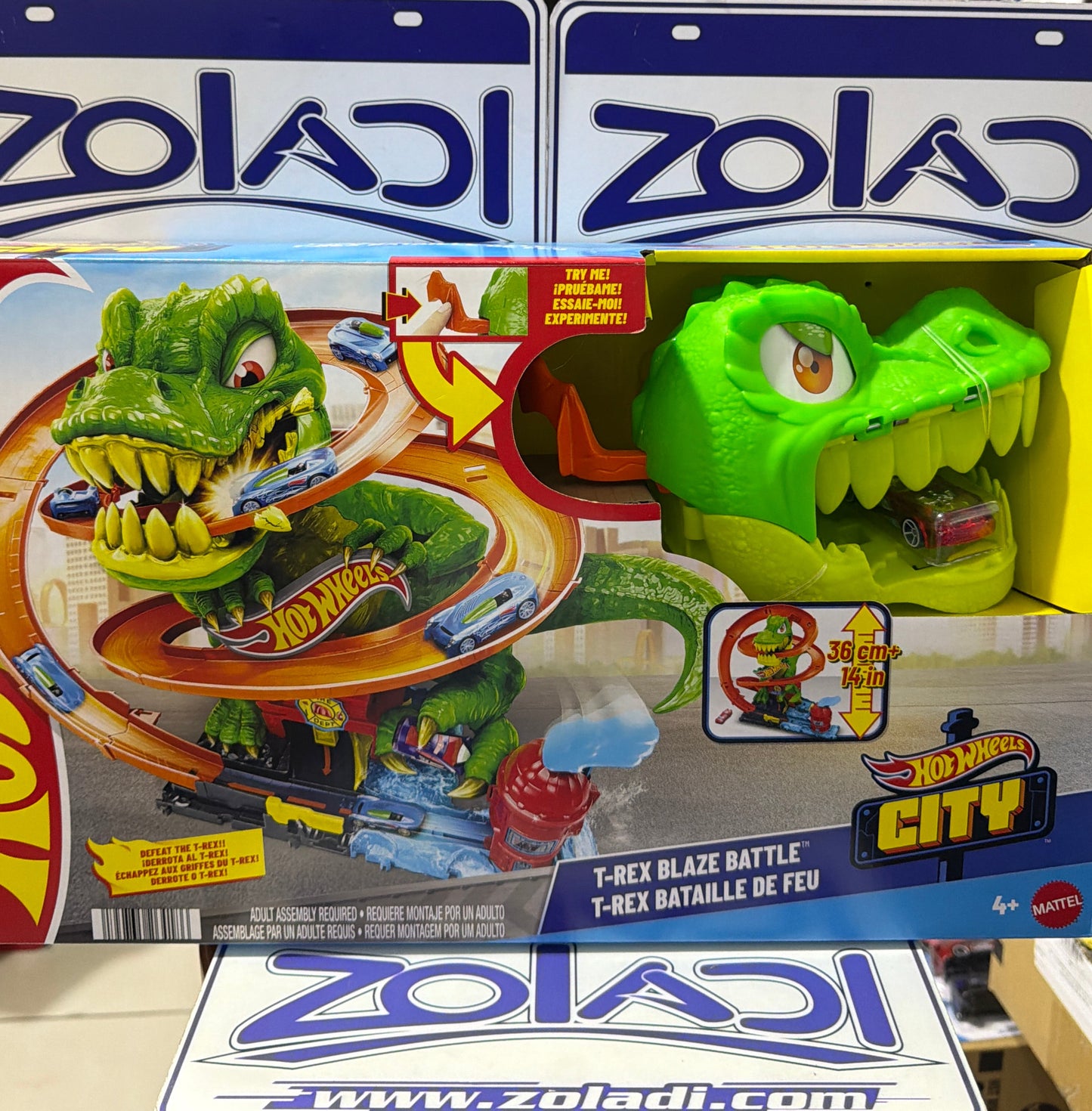 JBM73 TREX BATALLA PISTA HOTWHEELS