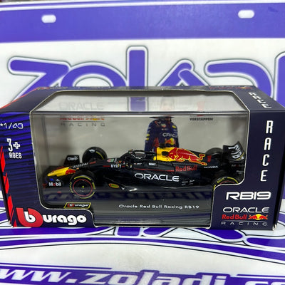 RB19 Max Verstappen #1 Red Bull (CON ACRILICO/SIN CASCO) 2023