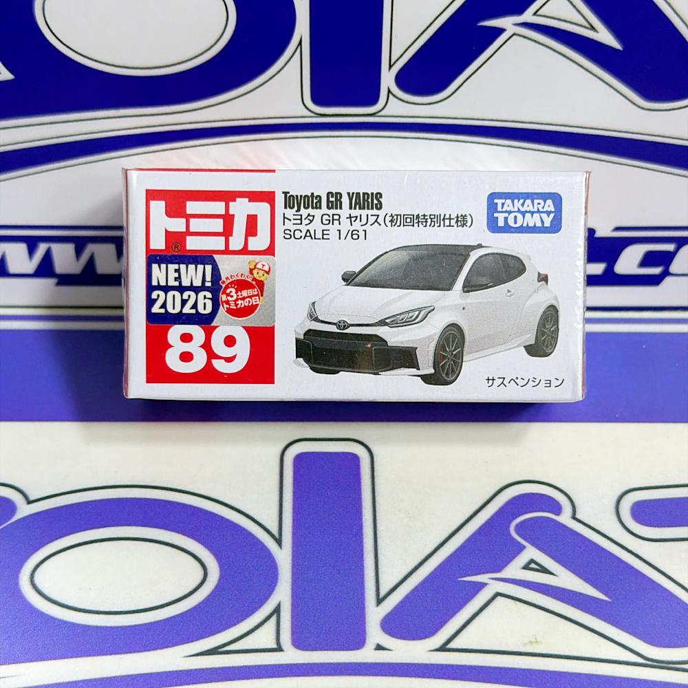 89 TOYOTA GR YARIS TAKARA TOMY PRIMERA EDICIÓN