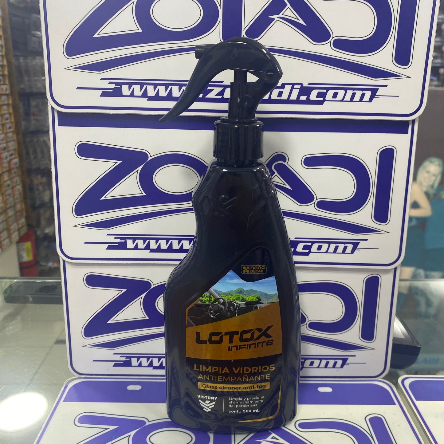LIMPIA VIDRIOS - PARABRISAS ANTIEMPAÑANTE LOTOX 500ml