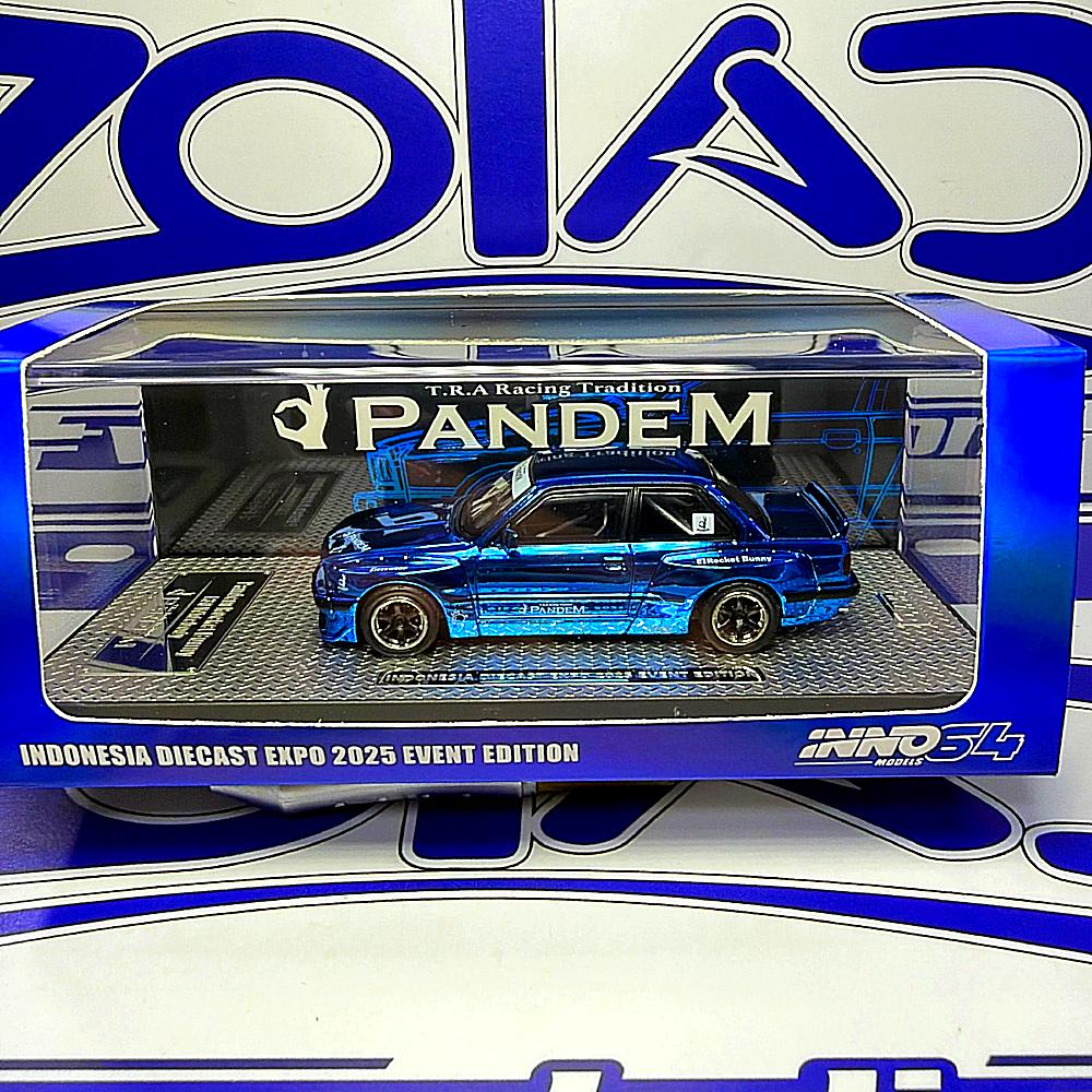 INNO64 BMW E30 PANDEM ROCKET BUNNY WIDEBODY EDICION ESPECIAL EXPO INDONESIA 2025