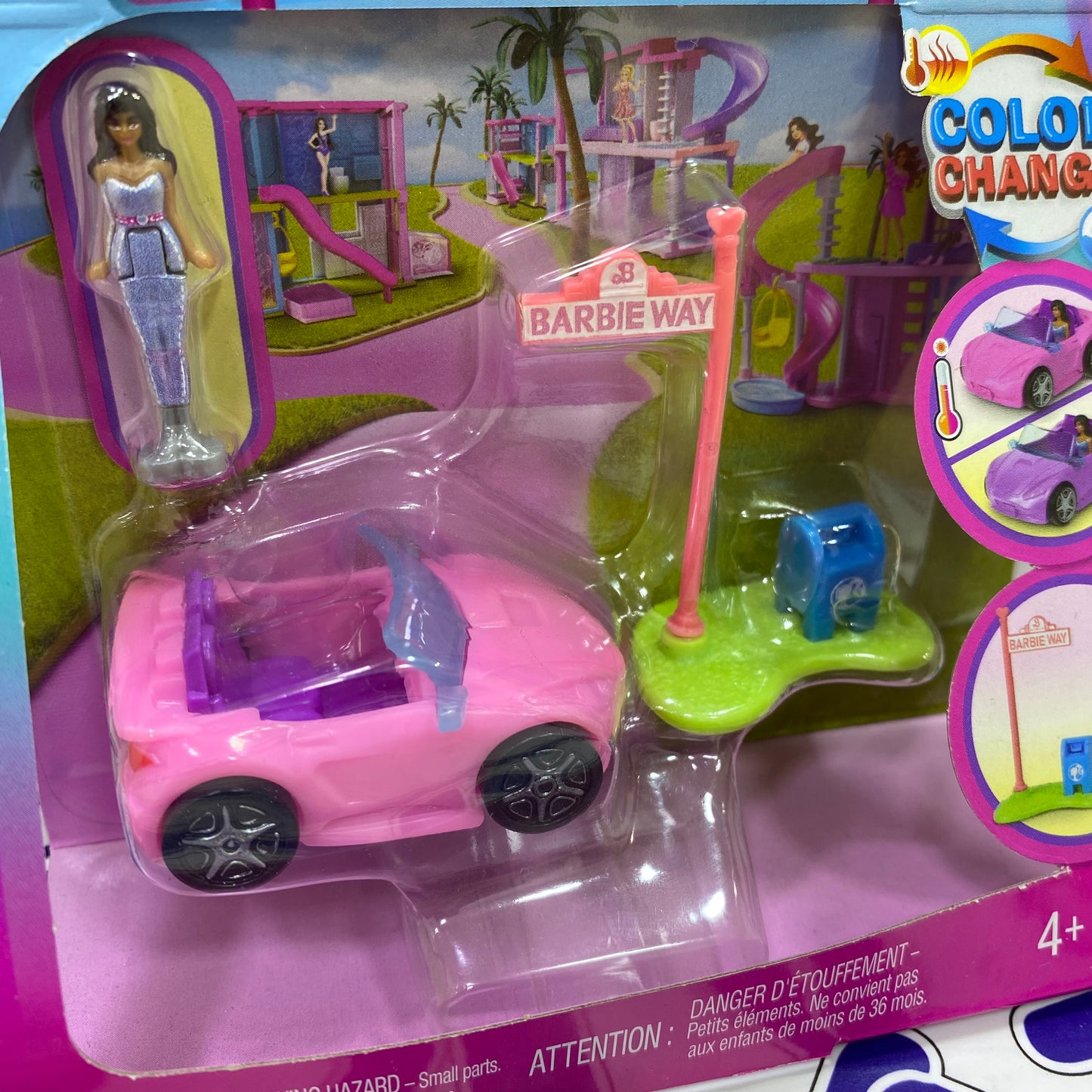 MINI BARBIE LAND CARRO CONVERTIBLE DE PASEO BARBIE