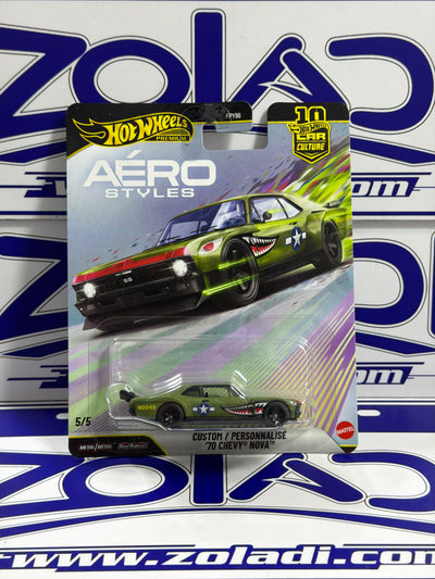 JKF37 CUSTOM PERSONNALISE 70 CHEVY NOVA AERO STYLE