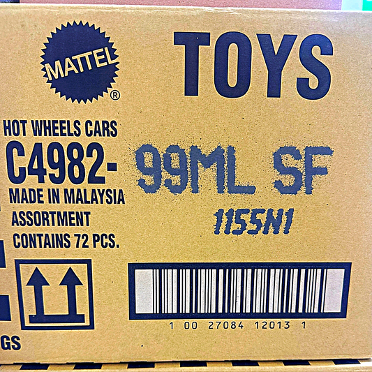 PROMO C4982 CAJA "L” 72 HOTWHEELS BÁSICOS CAJA 2025