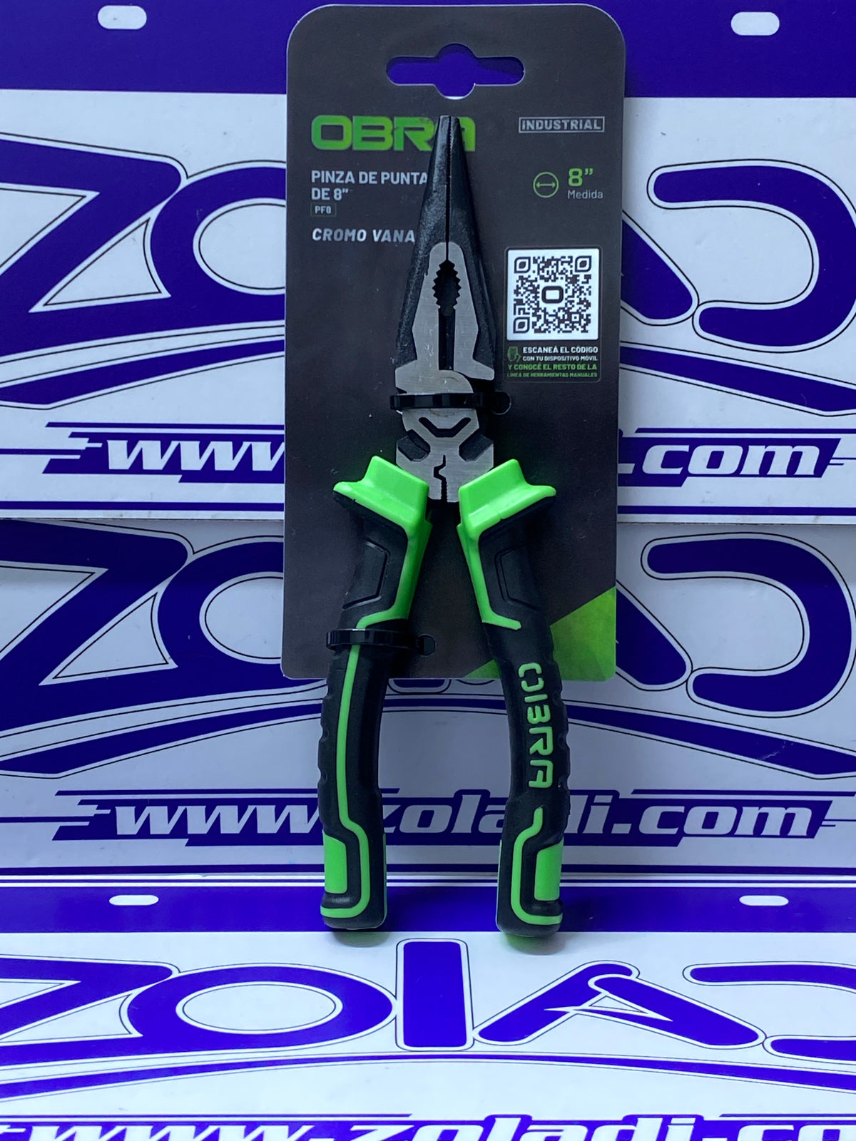 PINZA DE PUNTA FINA 8"