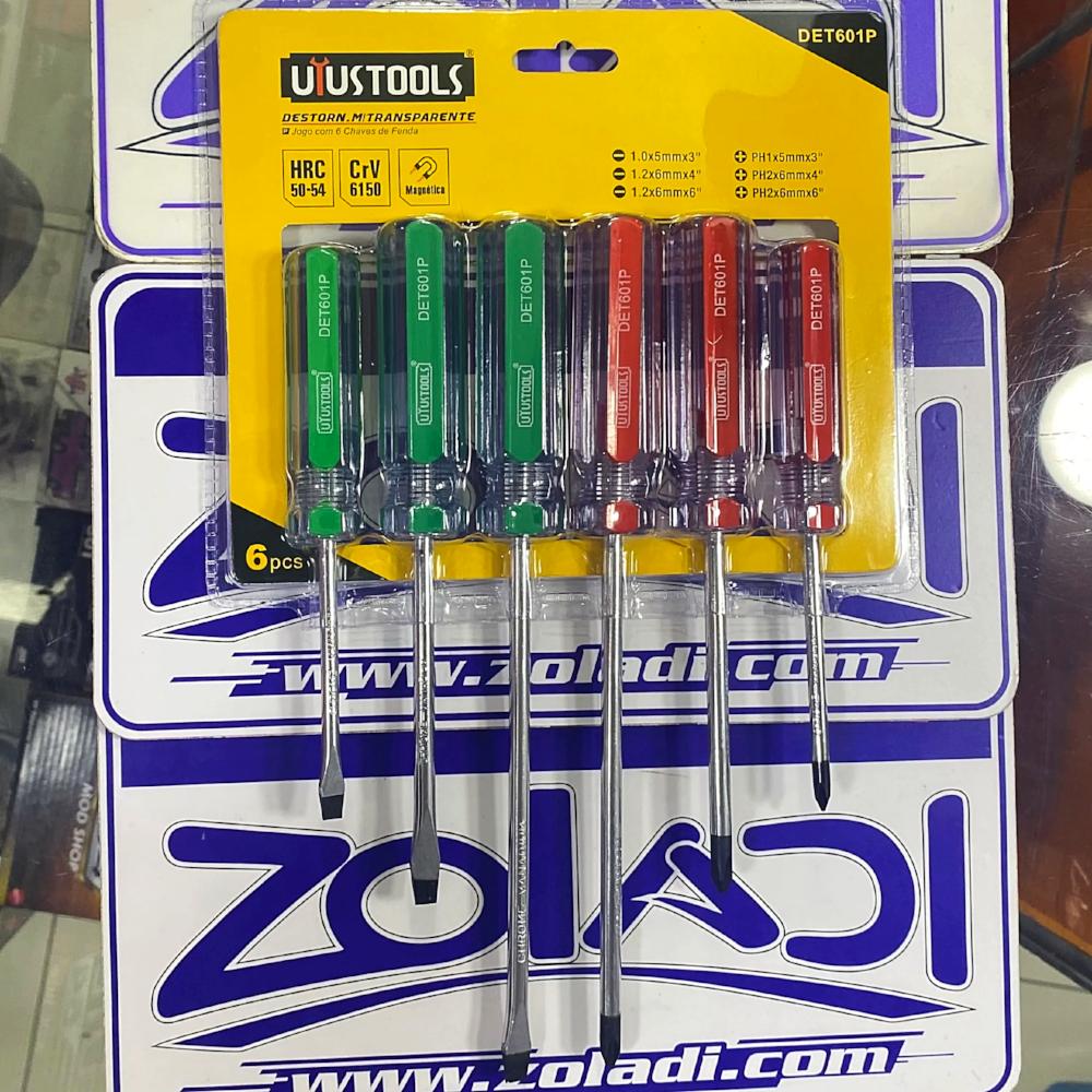 JUEGO DE DESTORNILLADORES DE 6 PIEZAS