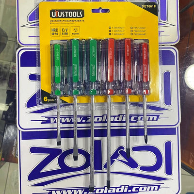 JUEGO DE DESTORNILLADORES DE 6 PIEZAS