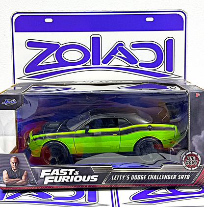 97131 LETTYS DODGE CHALLENGER SRT8 1/24 JADA