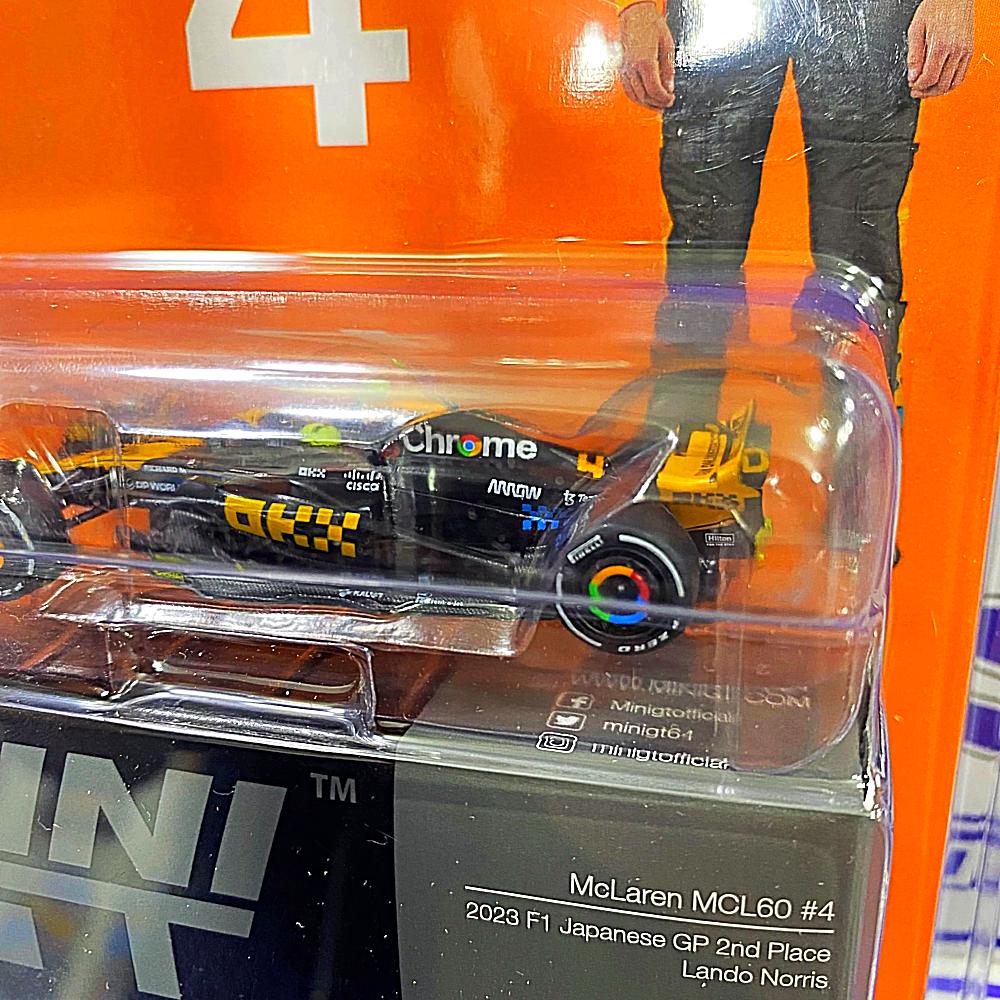 767 MINIGT LANDO NORRIS #4 MCLAREN MCL60 2023 F1