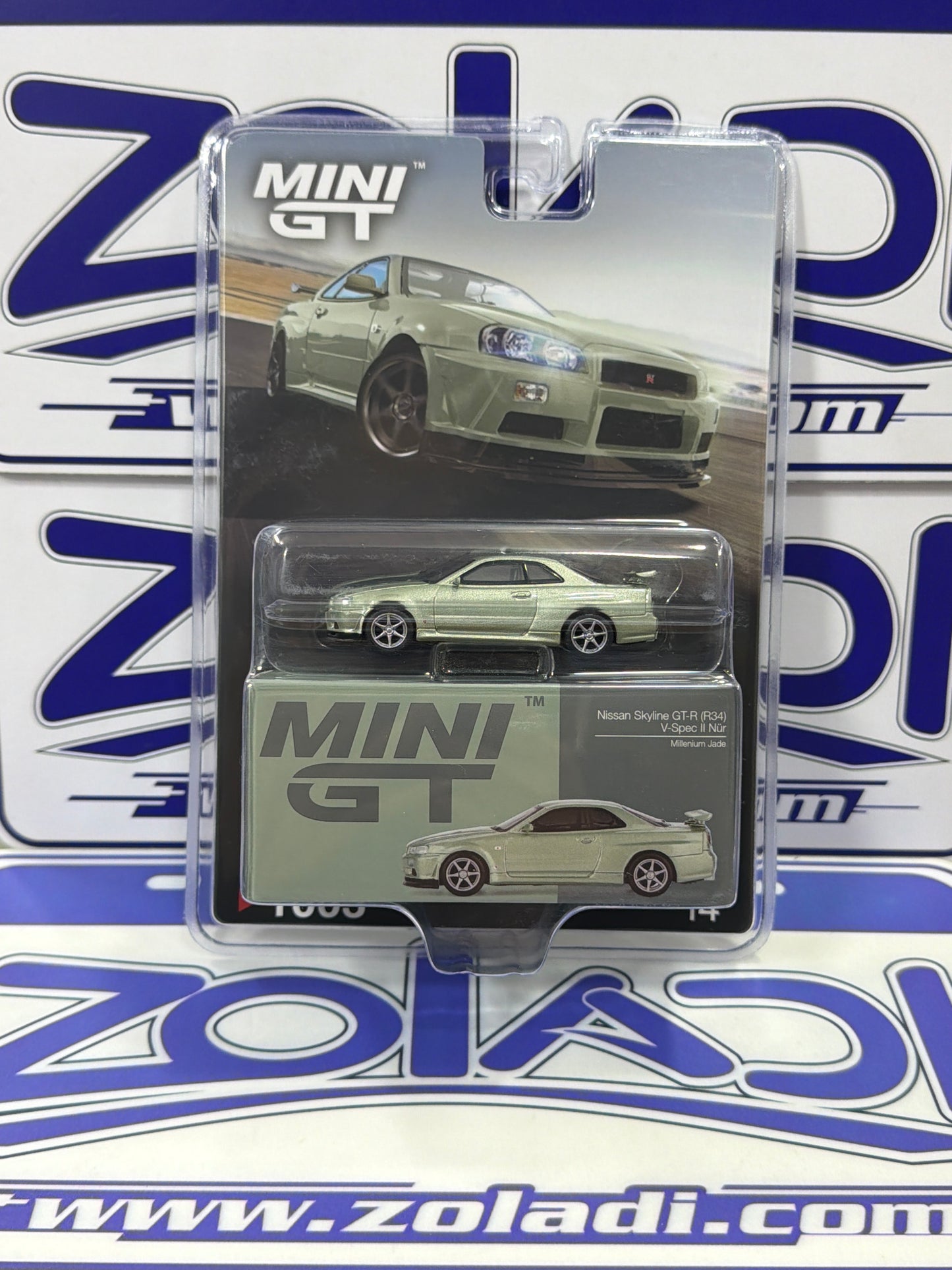 1003 NISSAN SKYLINE GTR R34 MINI GT