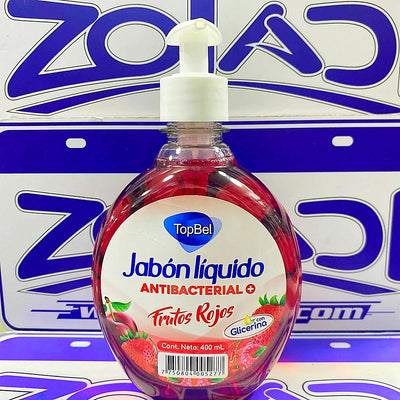 JABON LIQUIDO ANTIBACTERIAL FRUTOS ROJOS DE 400ml