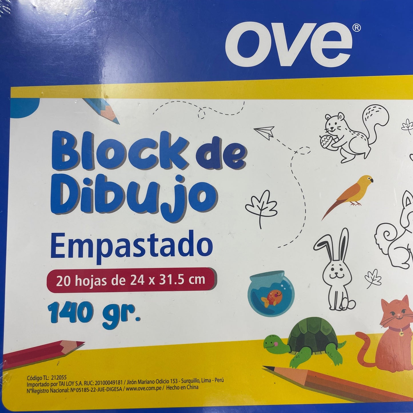 BLOCK DE DIBUJO OVE