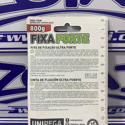 CINTA DOBLE CONTACTO TRANSPARENTE UNIPEGA