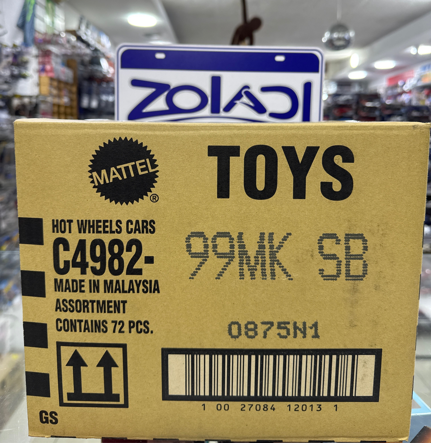 PROMO C4982 CAJA 72 HOTWHEELS BÁSICOS CAJA K