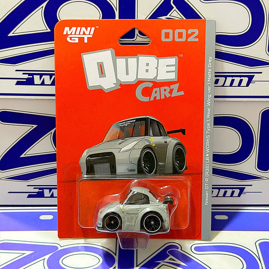 002 NISSAN GTR R35 LBWK MINI GT QUBE CARZ