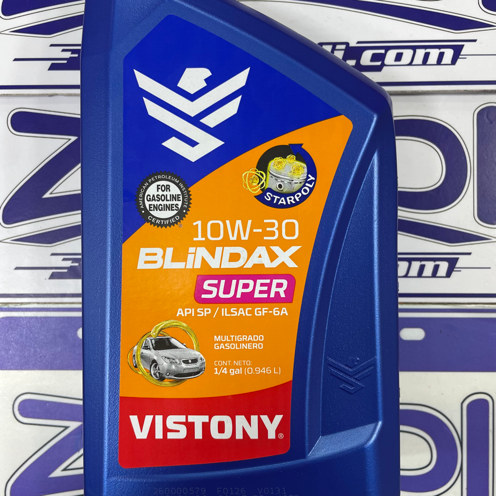 ACEITE 10W/30 PARA AUTO Y CAMIONETA MINERAL BLINDAX