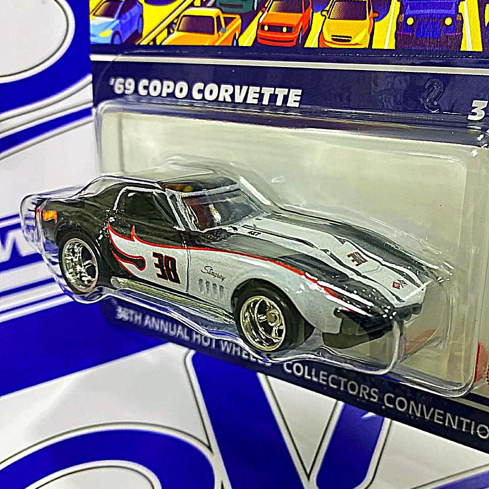 HWF31 69 COPÓ CORVETTE 38th ANNUAL HOTWHEELS COLLECTORS CONVENTION