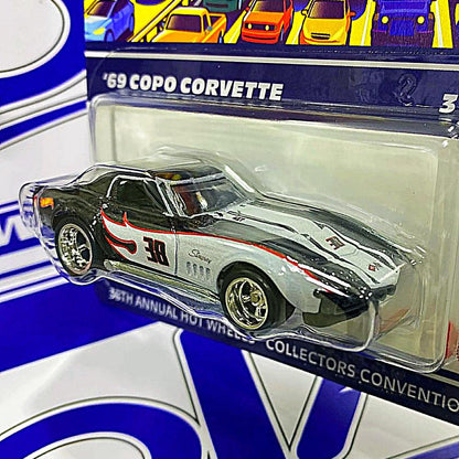 HWF31 69 COPÓ CORVETTE 38th ANNUAL HOTWHEELS COLLECTORS CONVENTION