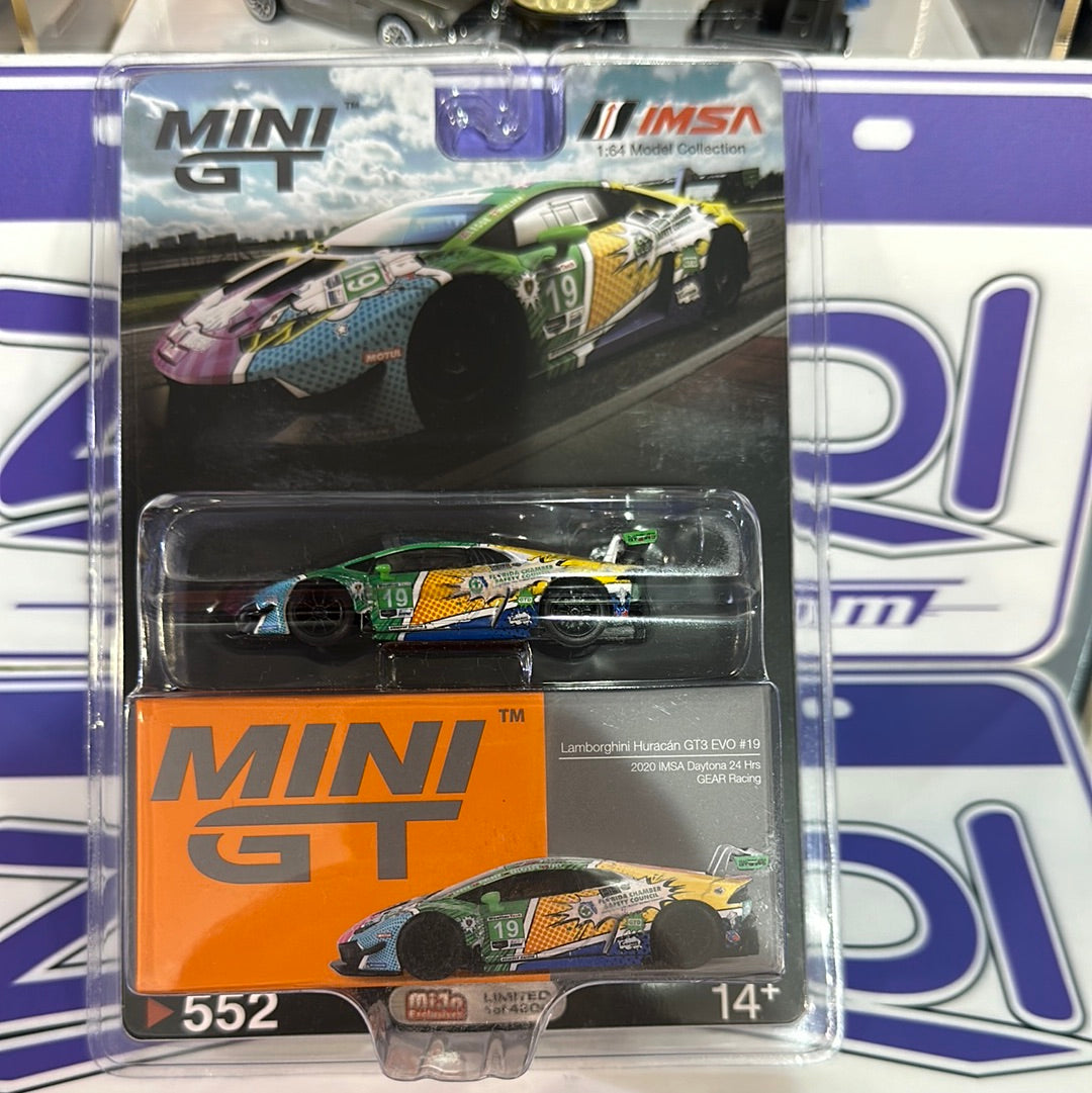 #552 LAMBORGHINI HURACAN GT3 Evo MINI GT – Zoladi