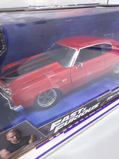 97193 DOMS CHEVROLET CHEVELLE SS FAST AND FURIOUS 1/24