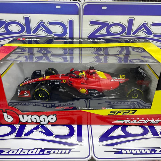 16812 1/18 SF-23 LECLERC #16 FERRARI BURAGO