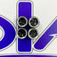 KURO ZOKU SET 4 LLANTAS STARFISH BLACK CHROME
