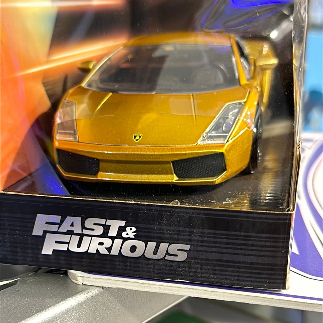 Fast&amp;Furious Lamborghini Gallardo DORADO 34924 Jada
