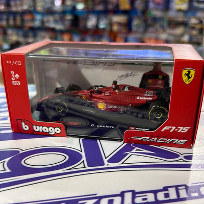 F1-75 C Leclerc #16 Ferrari (CON ACRILICO/SIN CASCO) 2022