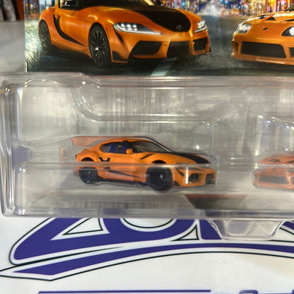HKF54 PACK DE TOYOTA SUPRA FAST AND FURIOUS  ( EMPAQUE DAÑADO)