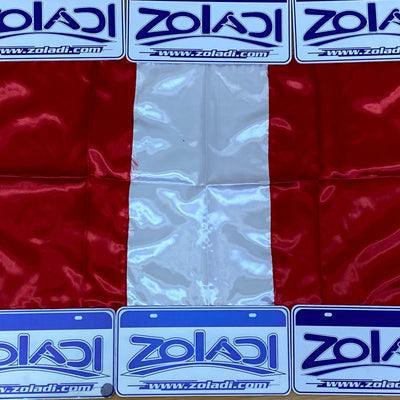 BANDERA DEL PERU 70 cm x 42 cm