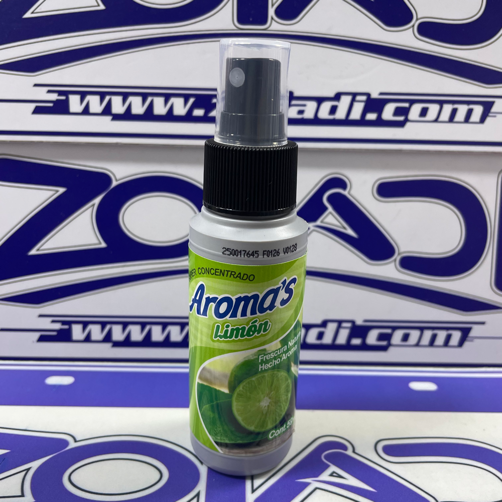 AROMATIZADOR PARA AUTO EN SPRAY 59ml FRAGANCIA A LIMON