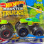 GJF65 PACK MONSTER TRUCKS RAPHAEL & LEONARDO TURTLES