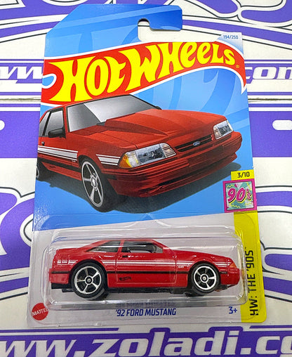 ford mustang hotwheels básico 90s zoladi